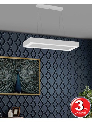 Hegza Lighting Mesita - Ledli Modern Sarkıt Linear LED Avize Salon Mutfak Oturma Odası Yatak Odası Antre Hol LED Dikdörtgen