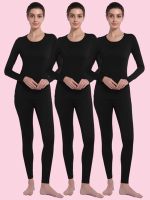 Tezzgelsin Kadın Termal Alt Üst Içlik Takımı 3 Adet