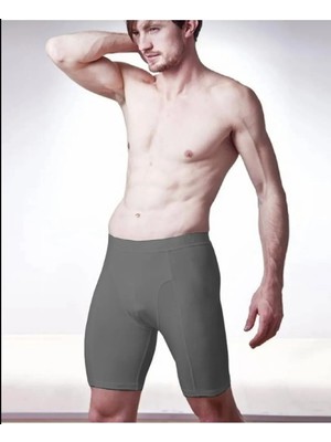 Dono Erkek Battal Beden 3'lü Paket Likralı Uzun Boxer