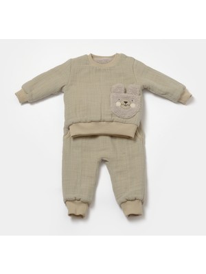 Baby Cosy Organik Müslin Alt Üst Takım