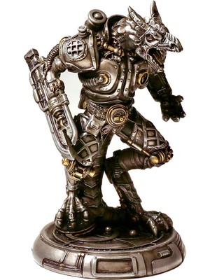 Steampunk Serisi Savaşçı Ejderha Golem