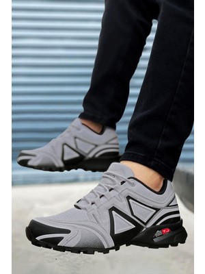 Big King Gri Erkek Outdoor Trekking Ayakkabı Koku Yapmayan İç Astar ile Konforlu Kullanım