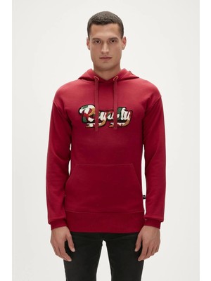 Bad Bear Royalty Kapsonlu Erkek Sweat - Bordo