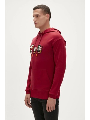 Bad Bear Royalty Kapsonlu Erkek Sweat - Bordo