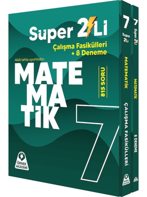 Örnek Akademi Yayınları 7. Sınıf Süper 2'li Matematik Seti