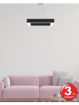 Hegza Lighting Quattro - Ledli Modern Sarkıt Linear LED Avize Salon Mutfak Oturma Odası Yatak Odası Antre Hol LED