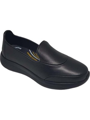 Forex Hakiki Deri Kadın Ortopedik Ayakkabı CKR00643 - 36