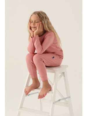 U.S. Polo Assn.  Asnn Kız Çocuk Pembe Pijama Takımı