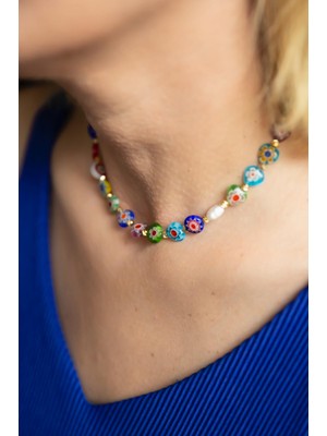 Ateliernu Jewelry Murano Choker Kolye