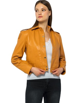 Basics & More Kadın Deri Ceket - Kendall