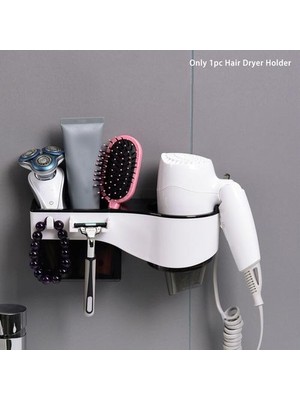 Three Beans Duvar Monte Diş Fırçası Banyo Organizatör Styling Aracı Depolama Raf Aksesuarları Saç Kurutma Makinesi Tutucu Razor Evrensel Raf Için | Banyo Rafları (Yurt Dışından)