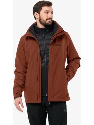 Jack Wolfskin Luntal 3in1 Erkek Kahverengi Mont 1116251-2503