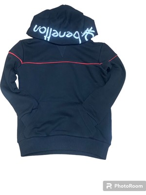 Benetton Çocuk Sweatshirt BNT-B20906 Siyah