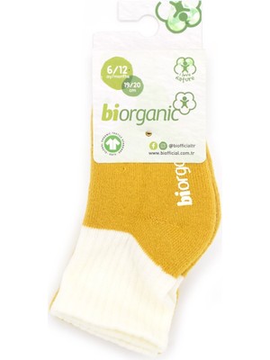 Biorganic Colurs 2'li Havlu Kaymaz Bebek Çorabı 68480