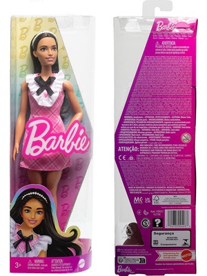Mattel Barbie Fashionistas Büyüleyici Parti Bebekleri FBR37-HJT06 Renkli Desenli Kız Çocuk Oyuncak