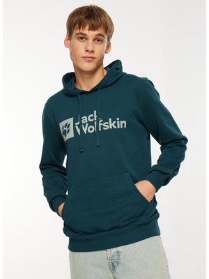 Jack Wolfskin Arthur Hoody Yeşil Erkek Kapüşonlu Sweatshirt 1000001TR