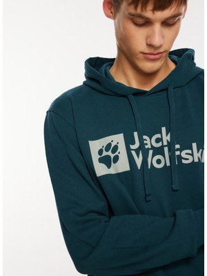 Jack Wolfskin Arthur Hoody Yeşil Erkek Kapüşonlu Sweatshirt 1000001TR