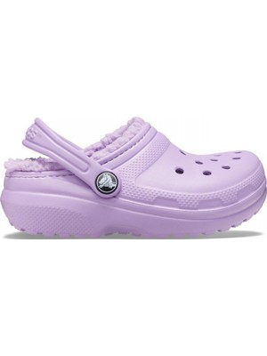 Crocs Classic Lined Clog Çocuk Terlik 207010-5PR Orchid