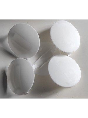 Melgün Market Elektrik Buat Kapağı Beyaz Bombeli 10 Adet