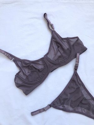 Esberry Balenli Tül Bralet Takım