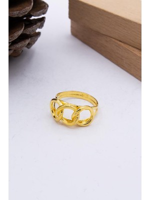 Latif Kuyumcu 22 Ayar Altın Yüzük Uzay Yolu Kadın Yüzük LKYZK1253