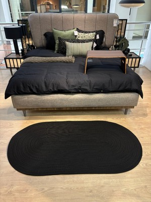 Mavaux Oval Hasır Görünümlü Jüt Kilim