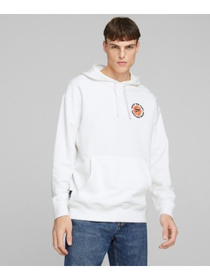 Puma Downtown Graphic Hoodie  White