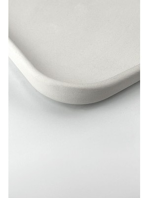 Refsan Kare Tabak - Seramik Bisküvi 14 cm