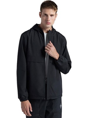 Kappa Authentic Airi Erkek Siyah Yağmurluk 381S3QW-005