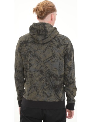 Timberland TB0A6K7WDX01 Timberland All Over Printed Mountains Camo Hoodie ( Erkek Sweatshirt Yeşil