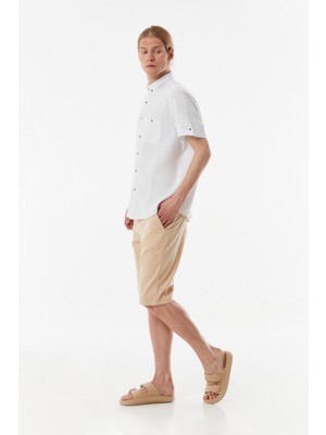 FullaModa Gabardin Şort