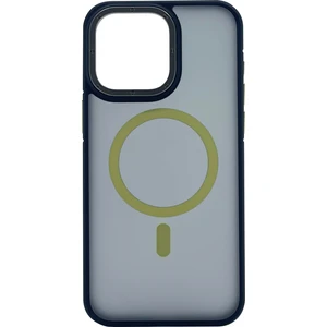 Apple iPhone 15 Pro Uyumlu Metal Çerçeveli Skın Frıendly Magsafe Seri Arka Koruma Kılıf