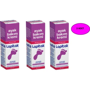 Ayak Bakım Kremi 60 ml 3'lü