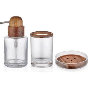 The Mia Woody Banyo Seti 3 Parça 400 ml
