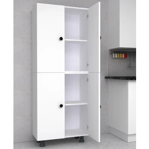 4 Bölmeli Çok Amaçlı Banyo/mutfak/kiler/balkon Dolabı 70 cm %100 Mdf