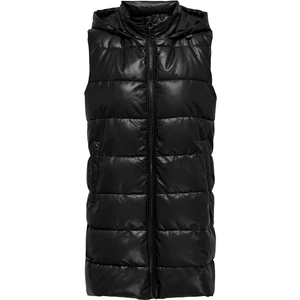 Onlnewanja Faux Leather Kadın Yelek