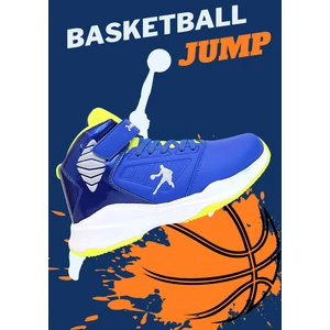 Kidessa 1755-29196 Ultra Hafif Anatomik Tabanlı Çocuk Basketbol Ayakkabısı - NKT01755-SAX Mavi-33
