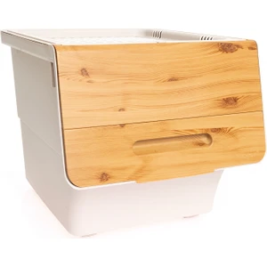 Bambu Çok Amaçlı Tekerlekli Organizer 33 lt Tek Modül