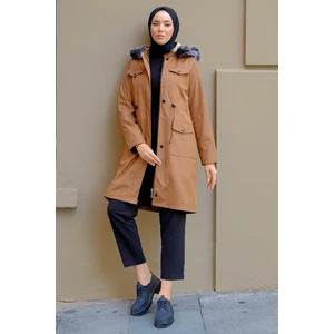 Hafsa Mina Cep Detaylı Mont Taba HM2287