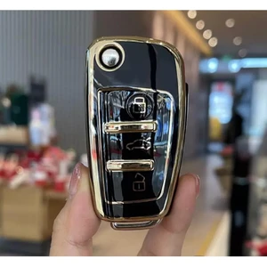 Şenyıldız Aksesuar Audi A1 A3 8p 81 A4 A5 B6 B7 B8 A6 A7 C5 C6 4f Q3 Q5 Q7 8V Anahtar Koruma Kılıfı