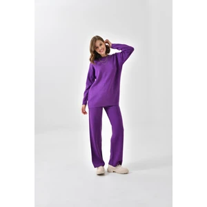 FTZ Women Kadın  Düz Basic İkili Takım  Mor 20588