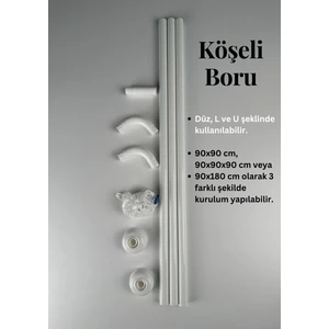 Tropik Home Köşeli Banyo Borusu L Duş Borusu