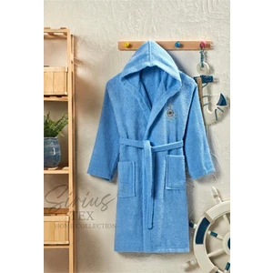 Home Collectionkapüşonlu Çocuk Bornozu Kız-Erkek %100 Pamuk