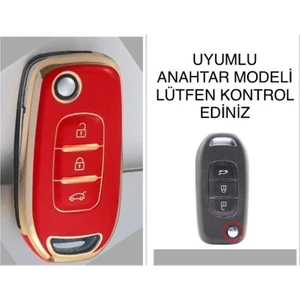 Şenyıldız Aksesuar Renault Clio 5 Megane 4 Kaleos Captur Kadjar Anahtar Koruma Kılıfı