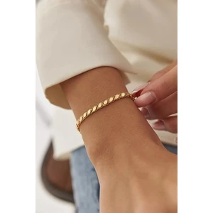 Ege Gold 14 Ayar Altın Pullu Halep 14PULHLPBLK Bileklik