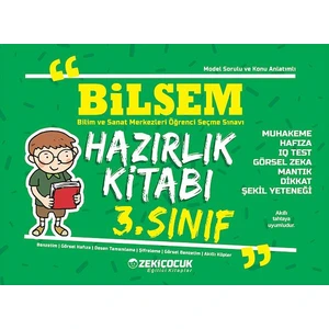 3. Sınıf Bilsem Konu Anlatım Hazırlık Kitabı Zeki Çocuk Yayınları