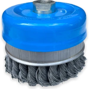 Ctm Burgulu Çelik Telli Çanak Fırça 80 mm