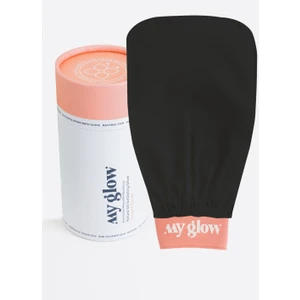 My Glow Banyo Kesesi Floş İpek Kutulu Siyah Kalın Hamam Peeling Eldiveni