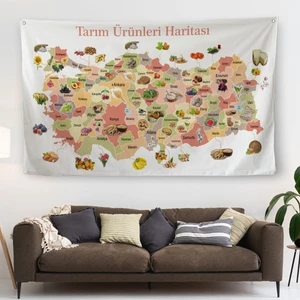 Harita Sepeti Tarım Ürünleri Yerli Malı Haftası Türkiye Haritası 1046