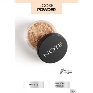 Note Cosmetics Loose Powder 03 Porcelain Makyaj Sabitleyici Mat Toz Pudra Tüm Cilt Tiplerine Uygun